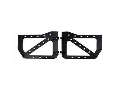 Trail Doors; Front Only; Texturized Black (18-25 Jeep Wrangler JL)