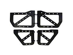 Trail Doors; Front and Rear; Texturized Black (07-18 Jeep Wrangler JK 4-Door)