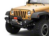 Jeep Licensed by RedRock Trail Force HD Front Bumper with Jeep Logo (07-18 Jeep Wrangler JK)