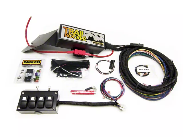 Jeep Custom Rocker Switch Jeep Wrangler Trail Rocker Switch System with Underdash Switch Box (76 ...