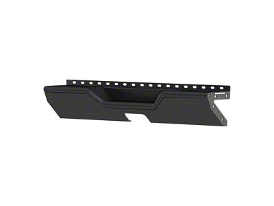 TrailChaser Aluminum Mid-Width Rear Bumper Center Section; Textured Black (18-25 Jeep Wrangler JL)