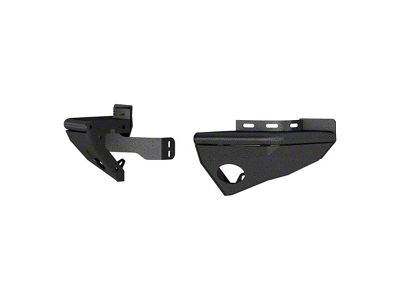 TrailChaser Aluminum Rear Bumper Corners; Textured Black (07-25 Jeep Wrangler JK & JL)