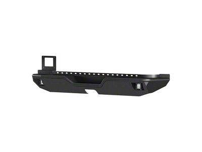 TrailChaser Steel Rear Bumper with LED Lights; Textured Black (18-25 Jeep Wrangler JL)