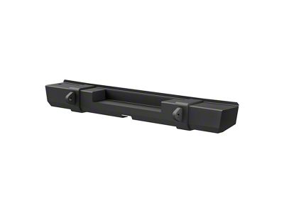 TrailCrusher Steel Rear Bumper; Carbide Black (18-25 Jeep Wrangler JL)