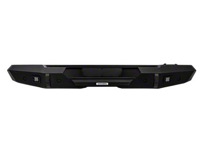 Go Rhino Trailline Straight Rear Bumper; Textured Black (18-25 Jeep Wrangler JL)
