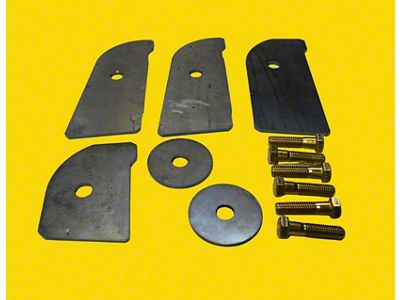 Transfer Case Skid Plate Repair Kit for Middle Circle Depression Skid Plate (97-02 Jeep Wrangler TJ)