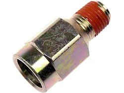 Transmission Line Connector; 1/4-Inch x 18 NPT to 3/8-Inch (97-03 4.0L Jeep Wrangler TJ)