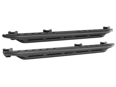 Triple Tube Rock Rails; Textured Black (07-18 Jeep Wrangler JK 4-Door)
