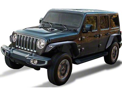 Tubular Inner Fender Flares; Front (18-25 Jeep Wrangler JL)