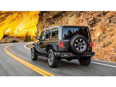 Tubular Fender Flares; Rear (18-25 Jeep Wrangler JL)