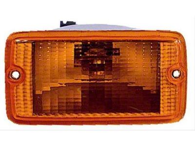 CAPA Replacement Turn Signal/Parking Light with Housing; Amber; Passenger Side (97-06 Jeep Wrangler TJ)