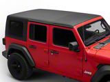 Two-Piece Hard Top; Black (18-26 Jeep Wrangler JL 4-Door)