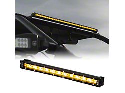 Ultra Thin Astro Series 8-Inch Amber LED Light Bar; Flood Beam (Universal; Some Adaptation May Be Required)
