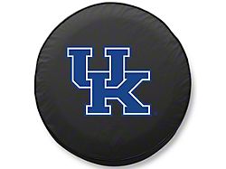 University of Kentucky UK Spare Tire Cover with Camera Port; Black (18-26 Jeep Wrangler JL)
