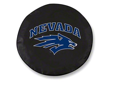 University of Nevada Spare Tire Cover with Camera Port; Black (18-25 Jeep Wrangler JL)