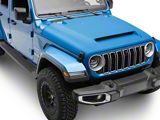 V2 Ram Air Hood; Unpainted (18-26 Jeep Wrangler JL)