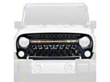 Venom Series Grille with LED Running Lights (07-18 Jeep Wrangler JK)