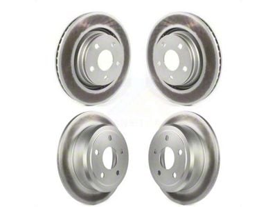 Vented Rotors; Front and Rear (07-18 Jeep Wrangler JK)