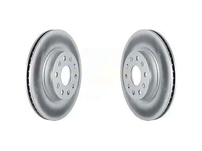 Vented Rotors; Front Pair (18-25 Jeep Wrangler JL w/ 328mm Solid Rear Rotors)