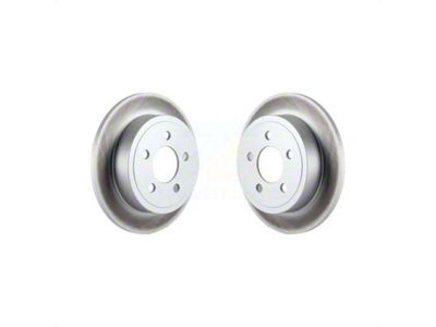 Vented Rotors; Rear Pair (03-06 Jeep Wrangler TJ w/ Rear Disc Brakes)