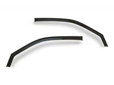 Ventgard Snap Window Deflectors; Clear; Front and Rear (07-18 Jeep Wrangler JK 4-Door)