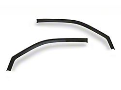 Ventgard Sport Window Deflectors; Carbon Fiber Look; Front Only (87-06 Jeep Wrangler YJ & TJ)