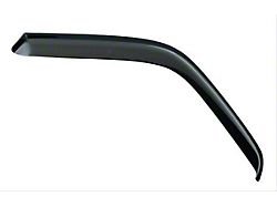 Ventgard Window Deflectors; Smoked; Front Only (97-06 Jeep Wrangler TJ)
