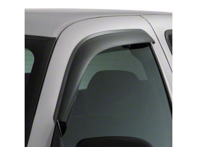Ventvisor Window Deflectors; Front; Dark Smoke (18-25 Jeep Wrangler JL)