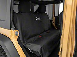 Jeep Licensed by TruShield Waterproof Pet Guard Seat Cover with Jeep Logo (Universal; Some Adaptation May Be Required)