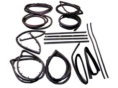 Weatherstrip Kit for Fixed Vent Windows (73-85 Jeep CJ5 & CJ7)