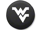 West Virginia University Spare Tire Cover with Camera Port; Black (18-25 Jeep Wrangler JL)