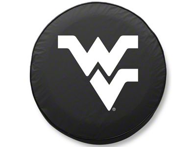 West Virginia University Spare Tire Cover with Camera Port; Black (18-25 Jeep Wrangler JL)