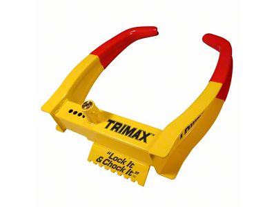 Wheel Chock Lock; 10.50-Inch Reach