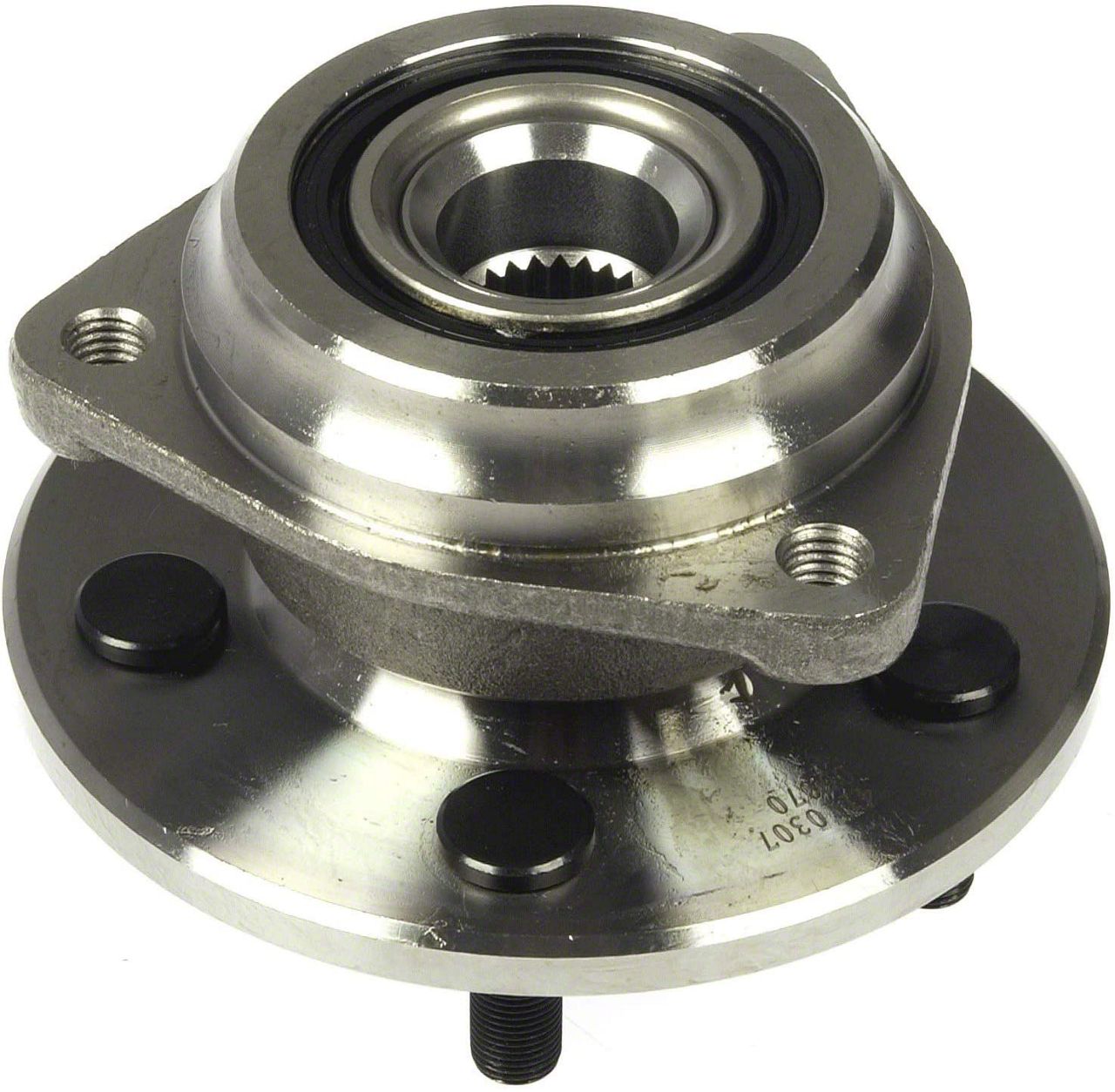 Jeep Wrangler Wheel Hub and Bearing Assembly; Front (9099 Jeep