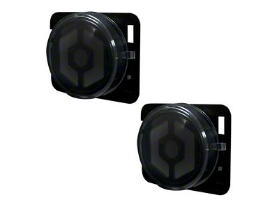 White OLED Front Fender Side Marker Lights; Smoked (07-18 Jeep Wrangler JK)