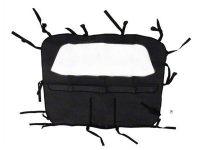 Windbreaker; Black Denim (76-06 Jeep CJ7, Wrangler YJ & TJ)
