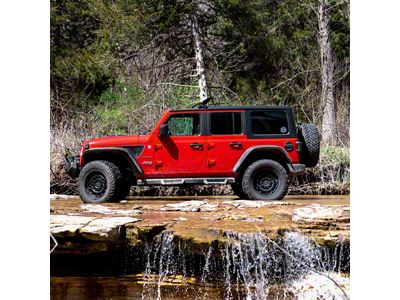 Window Connection Graphic; Gloss Black (18-25 Jeep Wrangler JL 4-Door)