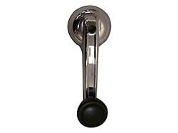 Window Crank Handle; Chrome; with Door Speakers (87-95 Jeep Wrangler YJ)
