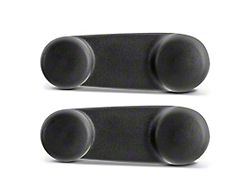 Window Crank Handles; Textured Gray (97-10 Jeep Wrangler TJ & JK)