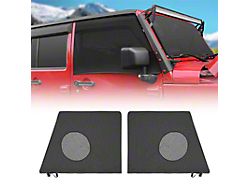 Window Screens; Front and Rear (07-25 Jeep Wrangler JK & JL 4-Door)