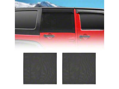 Window Screens; Rear (07-25 Jeep Wrangler JK & JL 4-Door)
