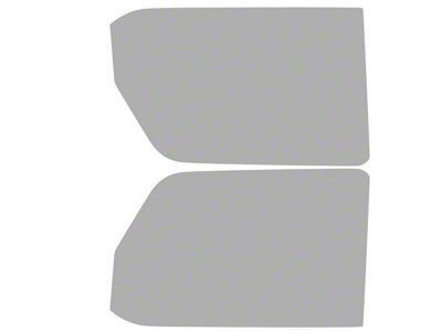 Window Tint Pre-Cut Kit; Front Roll-Ups; 25% Medium (18-25 Jeep Wrangler JL)