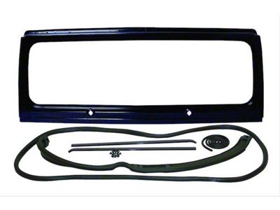 Windshield Frame Kit; Black (76-86 Jeep CJ5 & CJ7)