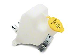 Replacement Windshield Washer Fluid Reservoir with Motor; Dual Pump (97-03 Jeep Wrangler TJ)