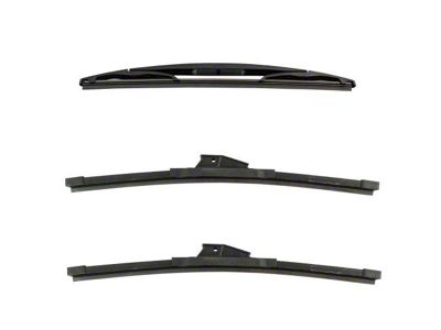 Windshield Wiper Blade Set; Front and Rear (07-18 Jeep Wrangler JK)