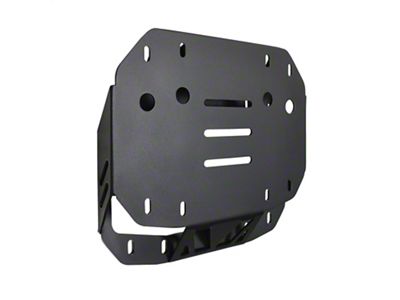 WJ2 Spare Tire Relocator; Textured Black (18-25 Jeep Wrangler JL)