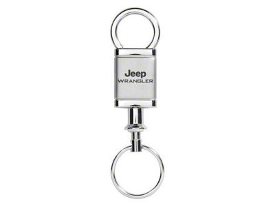 Wrangler Valet Key Fob; Satin Chrome