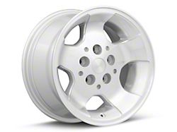 JP08 Silver Machined Wheel; 15x8; 25.4mm Offset (87-95 Jeep Wrangler YJ)