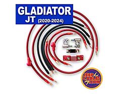 JeepCables Big 7 Battery Cable Kit; 2GA (20-26 3.6L Jeep Gladiator JT)