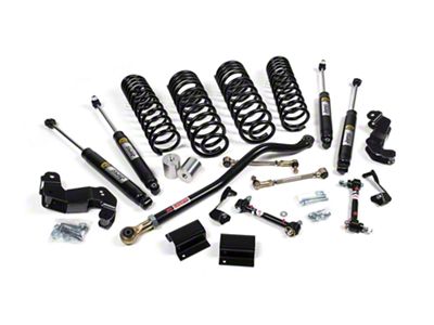JKS Manufacturing 3 to 3.50-Inch J-Kontrol Standard Coil Suspension Lift Kit with Jspec Shocks (20-25 3.6L Jeep Gladiator JT, Excluding Mojave)
